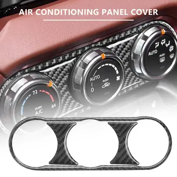 Интериорен държач за бутони за климатизация от въглеродни влакна декоративен стикер за Mazda MX-5 Miata sports 2016+ MX5 ND AC аксесоари