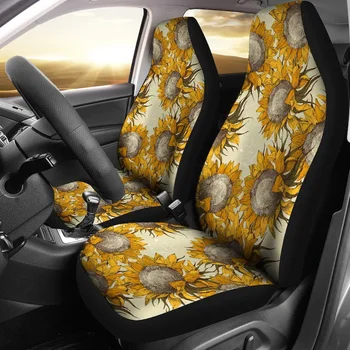 слънчогледово жълто основно столче за кола Covers