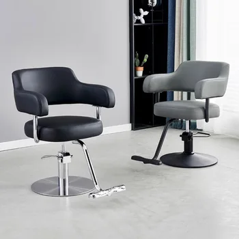 Въртящи се подвижни мигли бръснарски столове Колело за красота Бръснарски столове Ергономични Cadeira Cabeleireiro салон мебели YX50BC