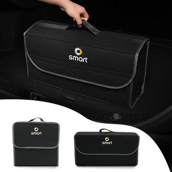 Чанта за съхранение на автомобили Сгъваема кутия за организатор на пътувания Кутия за багажник за Smart Fortwo 451 450 453 EQ Forfour Coupe Cabrio Crossblade