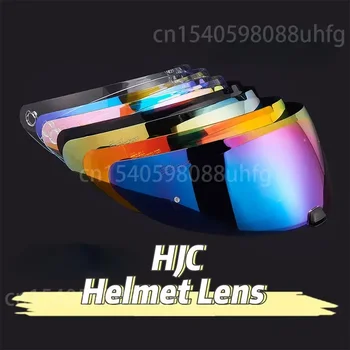 HJ-31 мотоциклет цялото лице каска визьор обектив случай за HJC I70 I10 анти-UV прахоустойчив обектив аксесоари козирка 9 цвят на разположение
