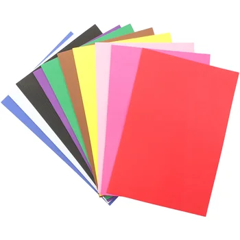 Foam Sheets Crafts 10 Pack Rainbow пяна листове 8.5X11.8 В Multipack Асорти цветни пяна листове Great DIY занаятчийски проекти