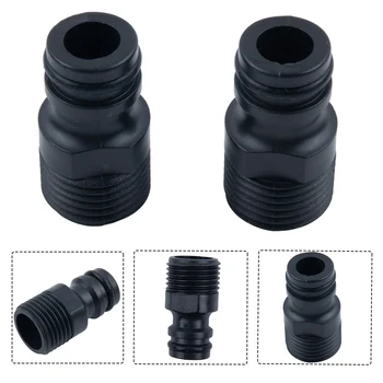 Garden Tap Adaptor Pipe Connector Nipple Tap Adaptor Outer Nipple Practical Quick Coupler Threaded 1/2 Inch 4 Points