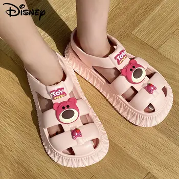 Disney Lotso Сладки сандали Жени 2023 Меки обувки Matsuke Sole Hole Sanrio Pochacco Fashion EVA Външни плажни чехли Момиче Y2k