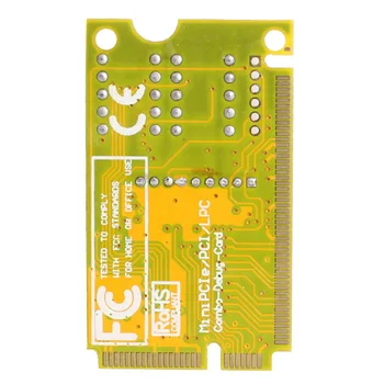 3IN1 Мини PCI PCI-E LPC PC анализатор тестер бележник комбо отстраняване на грешки карта