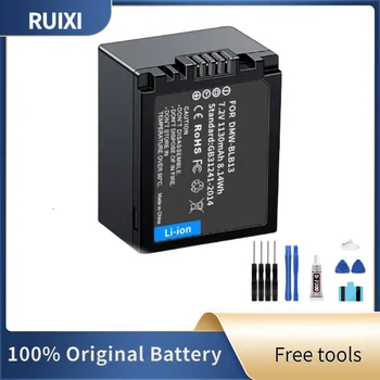 RUIXI Оригинална DMW-BLB13 1130mAh батерия Panasoinc Lumix DMC-GF1 GH1 G1 G2 G10 камера с двойно зарядно устройство