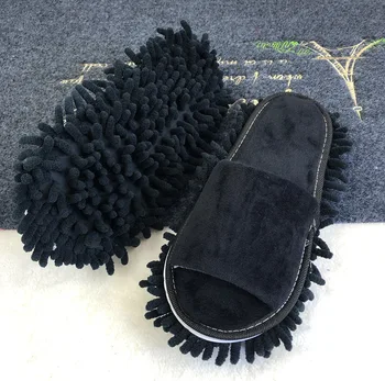2023 Мързеливи моп чехли Почистване на пода Чехли за почистване на прах Обувки Чисти чехли Избършете пода Отворени пръсти Избърсване чехли Почистване на обувки