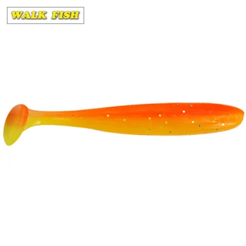 WALK FISH 120mm / 90mm / 70mm / 63mm / 55mm Soft Fishing Lure Wobbler Силиконови примамки за риболов на T-опашка Изкуствени примамки Jig Инструменти за риболов