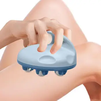 Ръчен масажор Магнитни мъниста масаж инструмент за мускулите релаксиращ ръчно 360-градусови ролкови топки масажори за гърба кръста крака