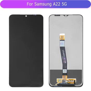 За Samsung Galaxy A22 5G A226 SM-A226B LCD дисплей сензорен екран пълен стъклен дигитайзер събрание телефон ремонт подмяна