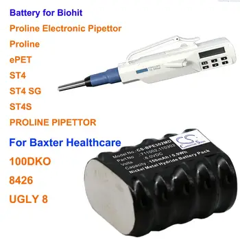150mAh батерия за Biohit Proline, ePET, ST4, ST4 SG, ST4S, пролин Pipettor, за Baxter Healthcare 100DKO, 8426, UGLY 8