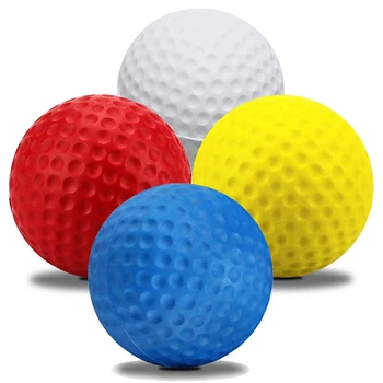 5Pcs PU пяна твърда гъба меки топки за голф за вътрешна топка за голф практика 4.27cm / 1.68inch детски играчки голф аксесоари