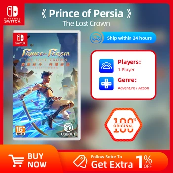 Принцът на Персия: Изгубената корона - Switch Nintendo игра сделки за Nintendo Switch OLED Switch Lite Switch Game Card Физически
