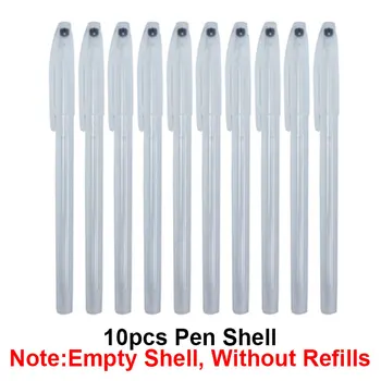 10pcs/ партида Прозрачен Pen Cover гел писалка Shell Химикалка Shell Simple Styple Евтини Pen Shell Cover Drop Shipping