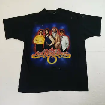 Vintage The oak ridge boys t-shirt size XL double-sided songs listing stains 96