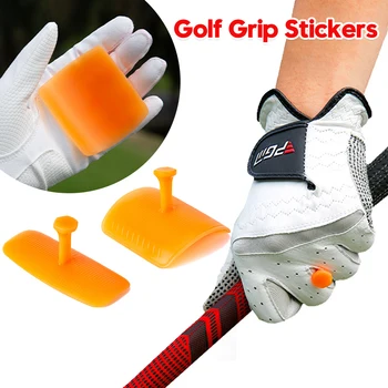 1-5PC голф сцепление триене стикери голф анти приплъзване пръст лента светлина силиконов захващане подложка за обучение аксесоари за начинаещи