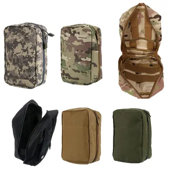 Открит Спорт Еърсофт екипировка Molle Assault Combat Туристическа чанта аксесоар камуфлаж комплект пакет тактически медицински торбичка