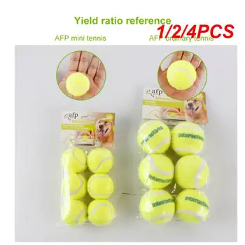1/2/4PCS Висококачествена еластичност Тенис топка Мека тренировка Спорт гумени топки Падел за тренировка Намалено налягане