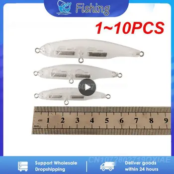 1~10PCS парчета празна стръв манивела молив Мин риба стръв небоядисана стръв тяло риболовна стръв 47mm 1.6g 63mm 6.3g 61mm 5.6g