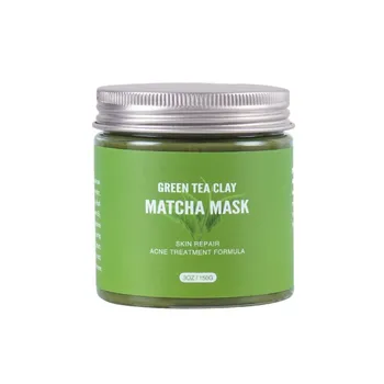 Зелен чай Почистване Освежаващ Blackhead Затваряне на порите Размазване на кал маска за лице JT234734