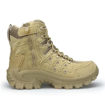 Мъжка военна обувка Бойна мъжка ботуш Тактически голям размер 39-46 Армия Обувка Мъжки обувки Обувки за безопасност на работното място Мотовелосипедни ботуши