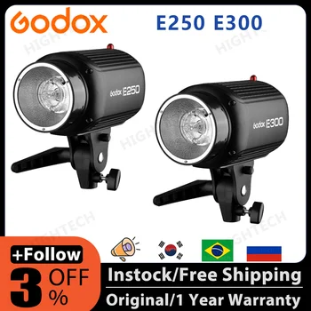 Godox E250 E300 250Ws 300Ws Фотографско студио Светкавица Светкавица Светкавица Speedlite лампа Светлинна глава Осветяване 110 v / 220 v
