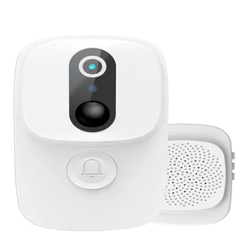  Интелигентният звънец има функциите на видео разговор, гласова промяна, заснемане на домофонна камера и т.н