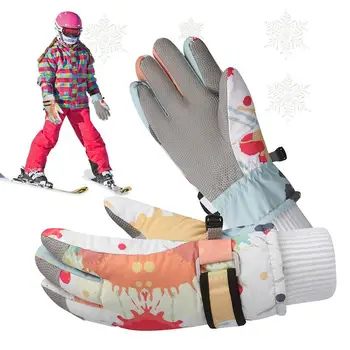Ски снежни ръкавици против хлъзгане изолирани зимни ръкавици подплатени топли зимни съоръжения за сноуборд ски алпинизъм бягане за
