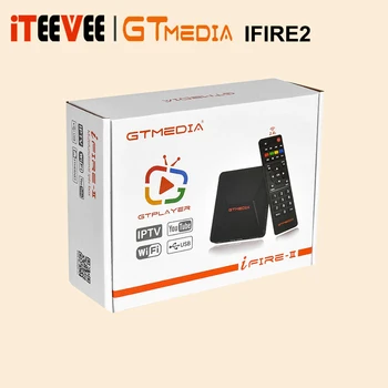 1PC GTMedia IFIRE2 IPTV приемник Set Top Box TV Decoder 1080P (H.265) Вграден WIFI модул Поддръжка M3u GT Media IFIRE II