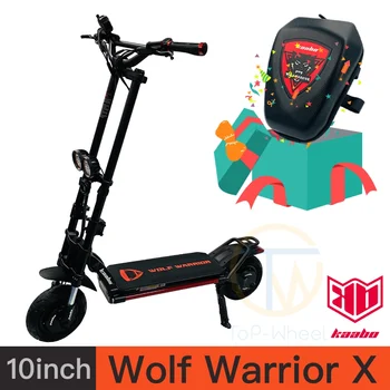 KAABO Wolf Warrior X Pro + електрически скутер 1100W * 2 2200W 60V 28AH E-скутер скейтборд 10inch сгъваем