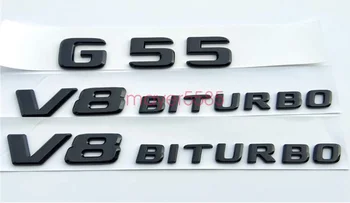 Gloss Black G55 V8 BITURBO Стикер за емблема на багажника