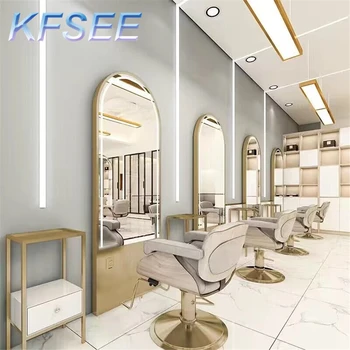 Красива арка дизайнер бръснарница Kfsee салон огледало