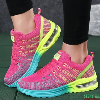 2023Дамски обувки за бягане Спортни дамски маратонки Женско дишащо ходене Леко