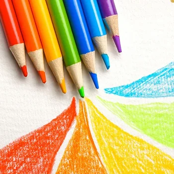 De Cor Рисуване Професионални цветове Дървени моливи за изкуство Lapis 48/72/80/120/160/180 Цветна маслена скица на Brutfuner