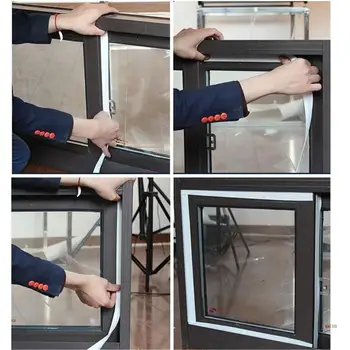 41XB Прозорец врата самозалепваща каучук тяга Excluder лента уплътнителна лента уплътнителна лента