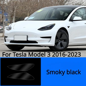 За Tesla Model Y 3 X S 2016-2023 Автомобилен външен фар Анти-надраскване TPU Защитно фолио Ремонт филм Аксесоари Refit