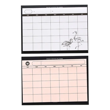 Месечен планировчик на подложки за планиране, недатирани подложки за бюро за календар Надстроена подложка за планиране HXBE