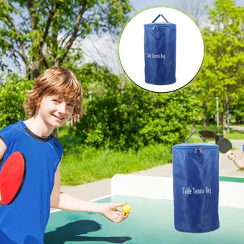 Чанта за тенис на маса Oxford Cloth Pouch Outdoor Pingpong Carrying Portable Backpack Organizer Bags Sports Ball Storage