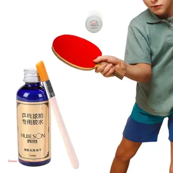 Течност за ракета за тенис на маса с четка, без опасности и отлична еластичност