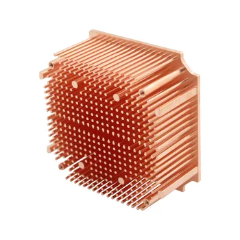компютърен радиатор меден радиатор за правоъгълник Пасивен охлаждащ сървър CPU охладител