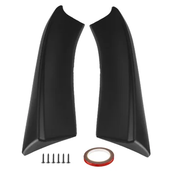 1Pair Car Rear Bumper Lip Splitters for Dodge Charger SRT RT SXT 2015+ Winglets Side Aprons Cover Diffuser Protector C