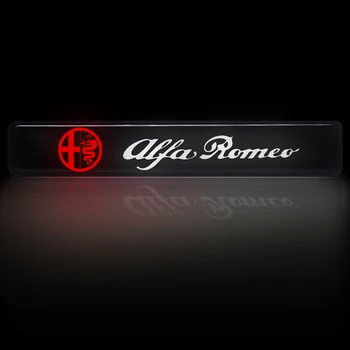 Автомобилни декоративни светлини LED преден капак решетка емблема емблема значка декорация Аксесоари за кола за Alfa Romeo 159 147 156 Джулиета Джулия