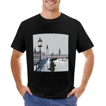 Life in London T-Shirt извънгабаритни тениски мъжки графични тениски аниме