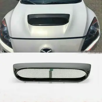 Реални въглеродни влакна лъжичка капак капак вентилационни отвори комплект студен въздух за MAZDA 3 2D 4D седан 5D хечбек Mazdaspeed MPS 2014-2018 16
