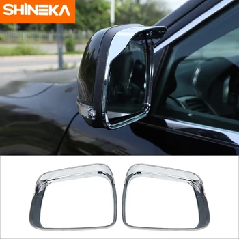 SHINEKA ABS хром кола огледало за обратно виждане страничен дъжд сянка щит вежди капак за Jeep Grand Cherokee 2011 + аксесоари за стайлинг на автомобили