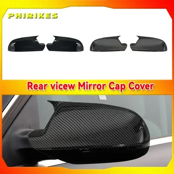 Carbon Look черен пълна подмяна с клипсове странични огледала за кола капачки капак за огледало за обратно виждане за Audi A4 A5 B8.5 A3 A6 C6 Q3