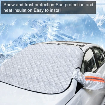 Автомобилен прозорец Магнитни сенници Сгъваем автомобилен снежен щит с антифони Предна козирка Отразяваща анти-UV защита Авто аксесоари