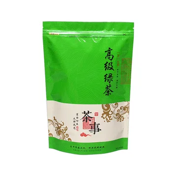 Premium зелен чай чанта Zip-заключване самоносеща цип подарък NO опаковка чанта