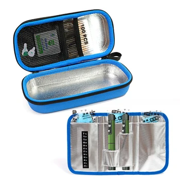 Нов преносим инсулин охладител чанта лекарства диабетна инсулин пътуване случай охладител хапче кутия Bolsa Termica алуминиево фолио лед чанта