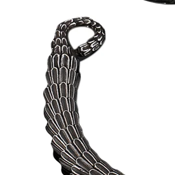 21см Титаниева стоманена гривна Змийска форма Мъже стилна гривна за ежедневно носене Черна змийска гривна за мъже Змийска гривна